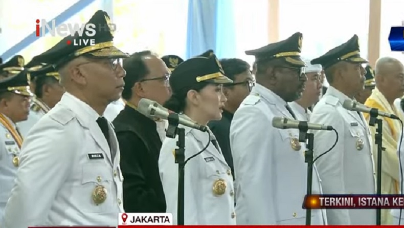 Breaking News: Prabowo Lantik 481 Kepala Daerah di Istana