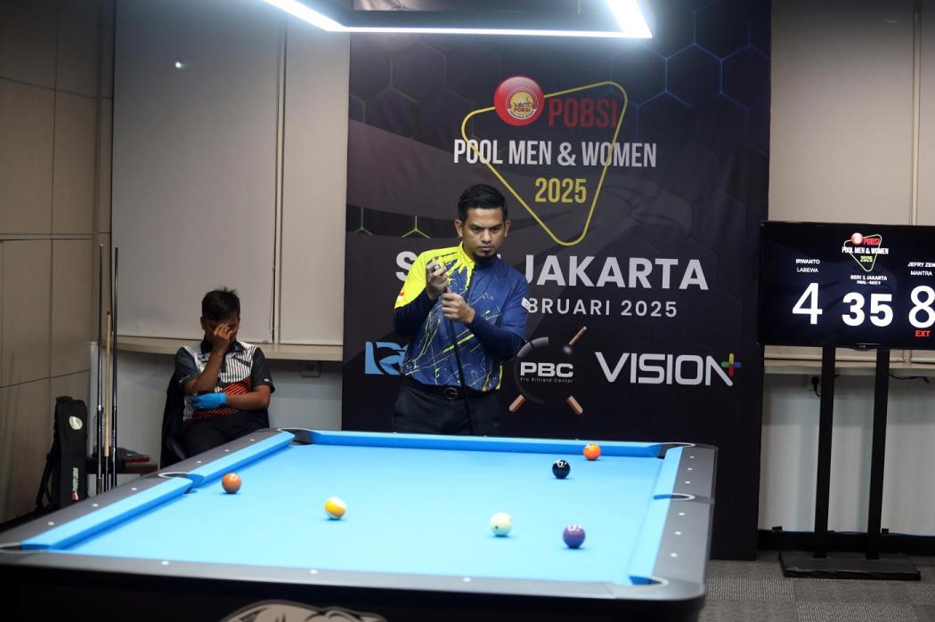 Komentar Jefry Zen usai Juara POBSI Pool Men & Women 2025: Awal Tahun yang Baik