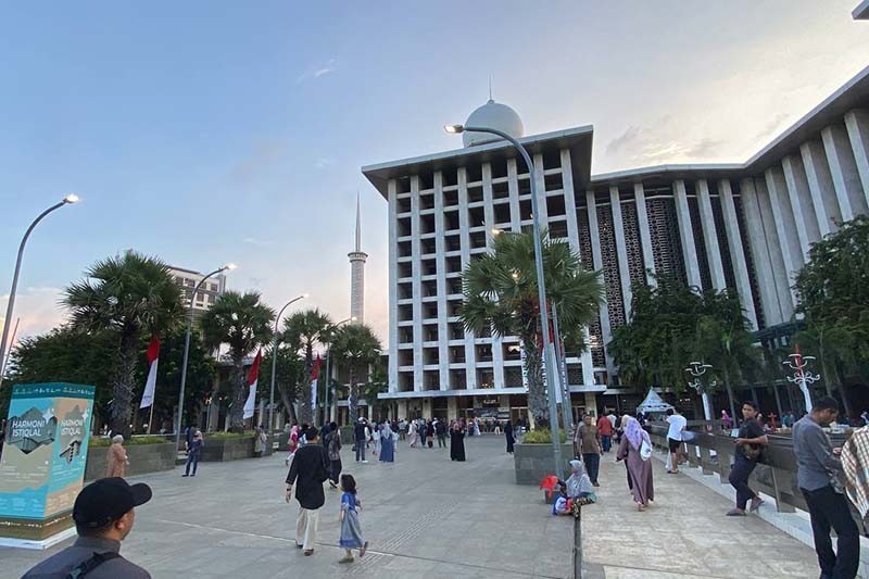Catat! Ini 9 Lokasi Kantong Parkir Salat Idulfitri di Masjid Istiqlal 
