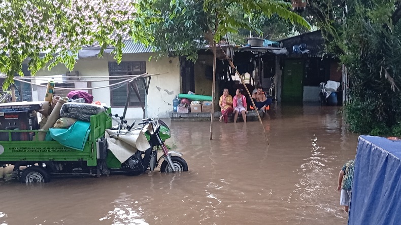 Daftar Titik Banjir Jakarta Hari Ini akibat Luapan Kali Ciliwung, 62 RT Terendam