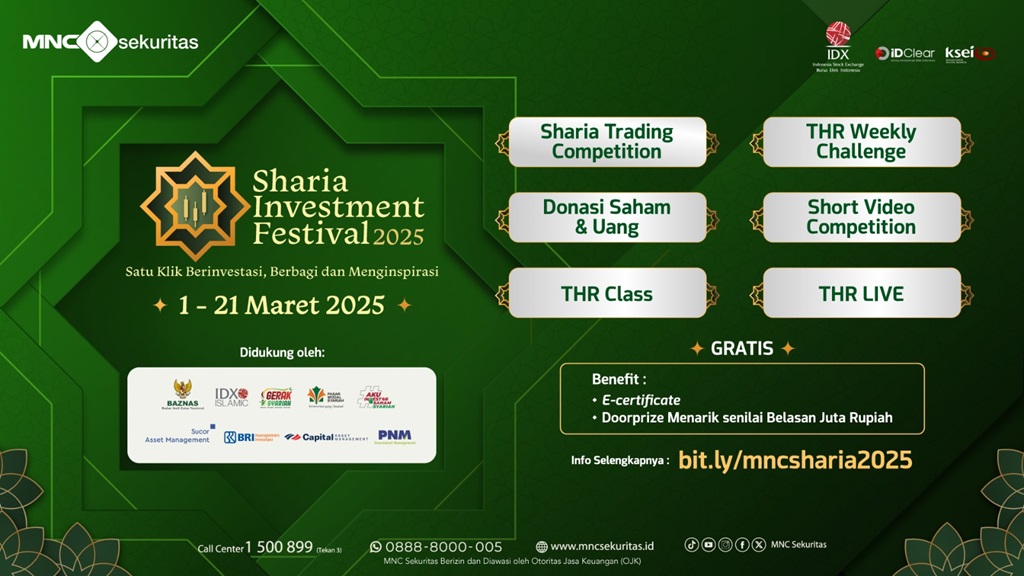 Ikuti Kegiatan Seru MNC Sharia Investment Festival 2025, Ada Berbagai Hadiah hingga Belasan Juta Rupiah