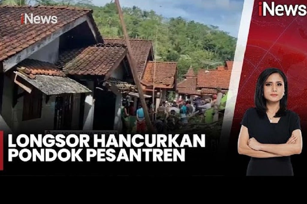 Longsor di Cilacap, Rumah Warga dan Pondok Pesantren Tertimbun hingga Rata Tanah