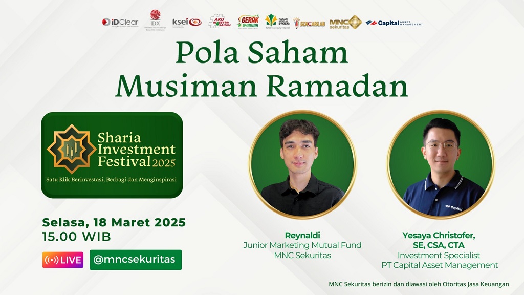 Intip Pola Saham Musiman Ramadan di IG Live MNC Sekuritas Sore Ini