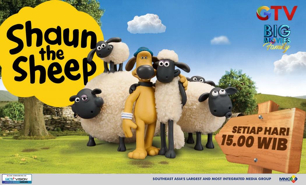 Its Family Time! Ada Teman Baru di GTV, Shaun Si Domba Lucu yang Jahil untuk Temani Sore