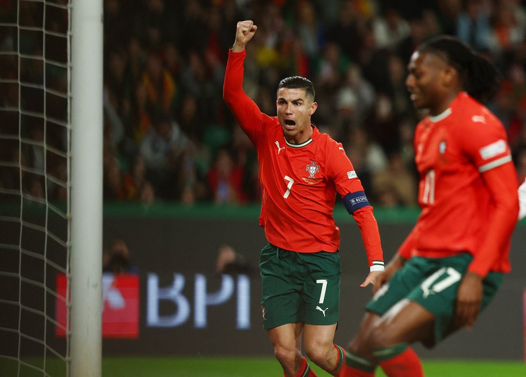 Cristiano Ronaldo Ukir Rekor Gila saat Bawa Timnas Portugal Hajar Denmark