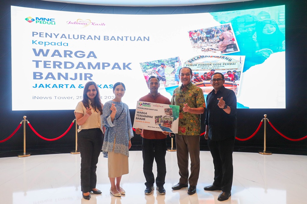 MNC Peduli Berikan Santunan hingga Kebutuhan Sehari-hari untuk Korban Banjir Bekasi dan Jakarta