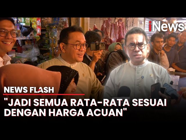 H-5 Lebaran, Mendag Sidak Harga Pangan di Pasar Kebon Kembang Bogor