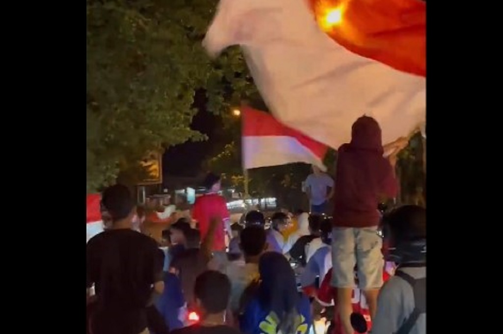 Warga Ambon Pawai di Jalan, Euforia Kemenangan Timnas Indonesia Kalahkan Bahrain