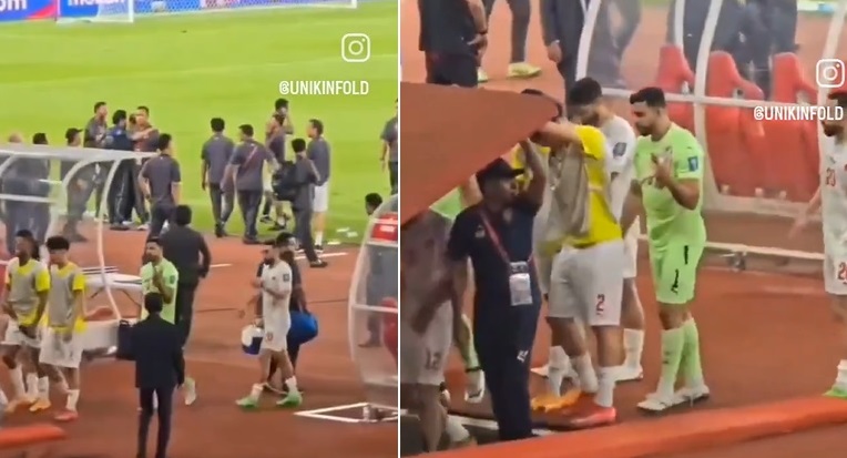 Waduh! Kiper Bahrain Acungkan Jari Tengah ke Suporter Timnas Indonesia