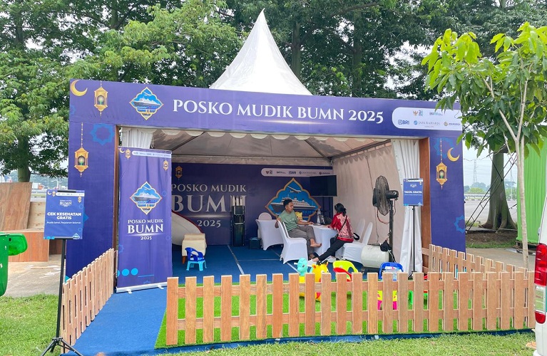 BRI Bangun Posko Mudik BUMN di Bandara dan Rest Area Jalan Tol