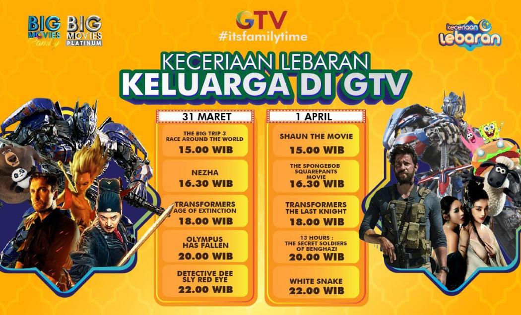 Its Family Time! Sambil Kumpul Keluarga, Lebaran Makin Seru dengan Deretan Film di GTV