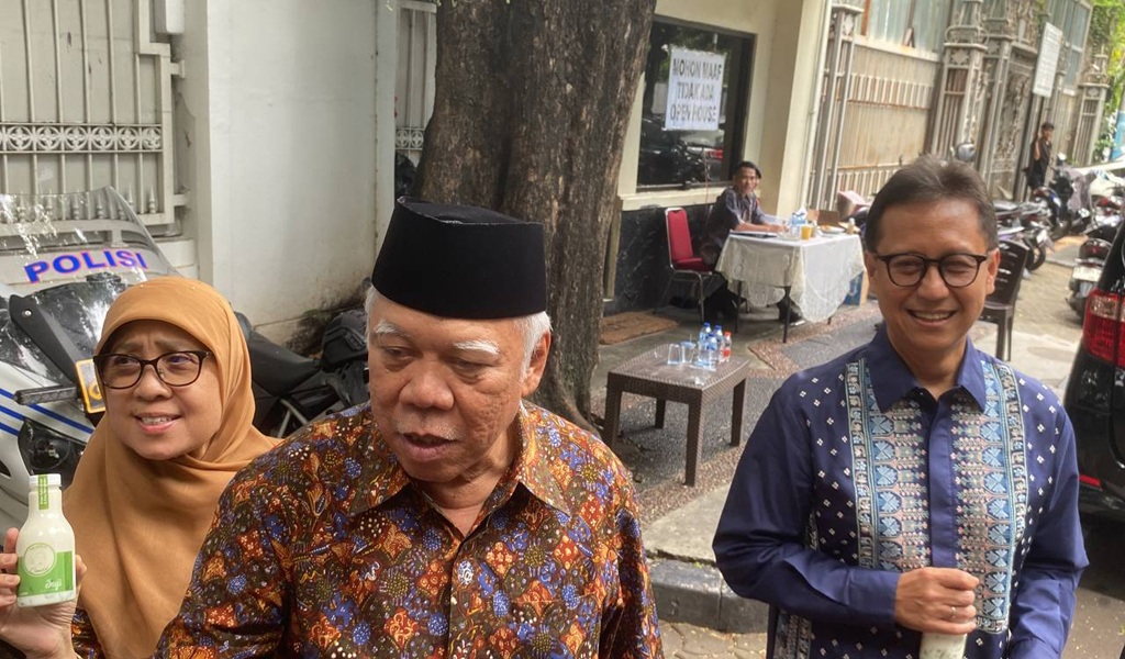 Sri Mulyani hingga Basuki Hadimuljono Halalbihalal ke Kediaman Megawati