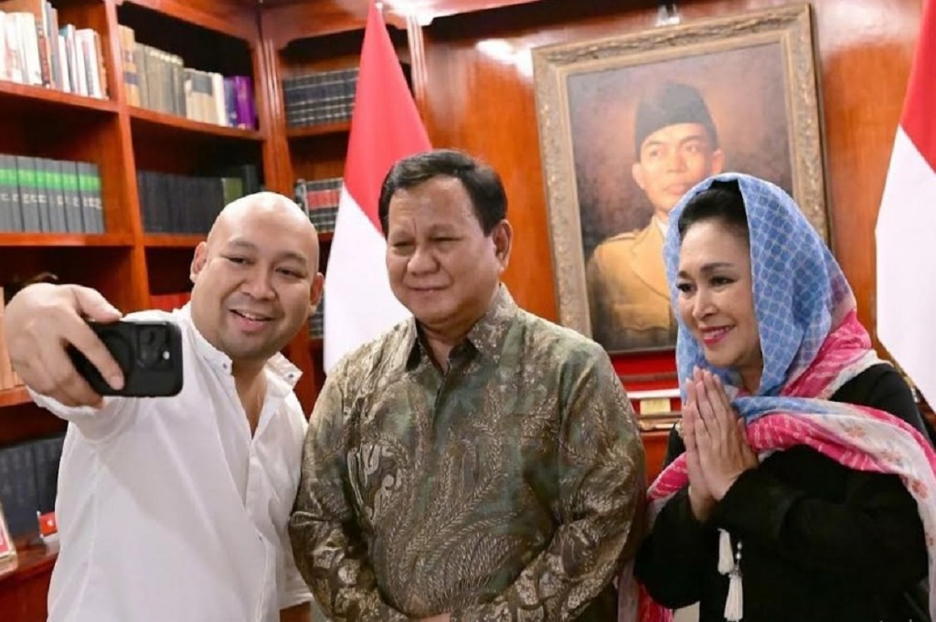 Prabowo Unggah Momen Lebaran Bersama Titiek Soeharto dan Didit
