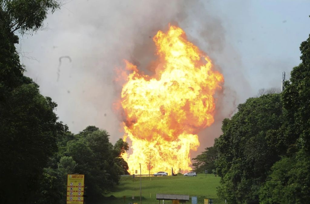 Dahsyatnya Ledakan Pipa Gas Petronas serasa Gempa Bumi, Suhu Capai 1.000 Derajat Celsius