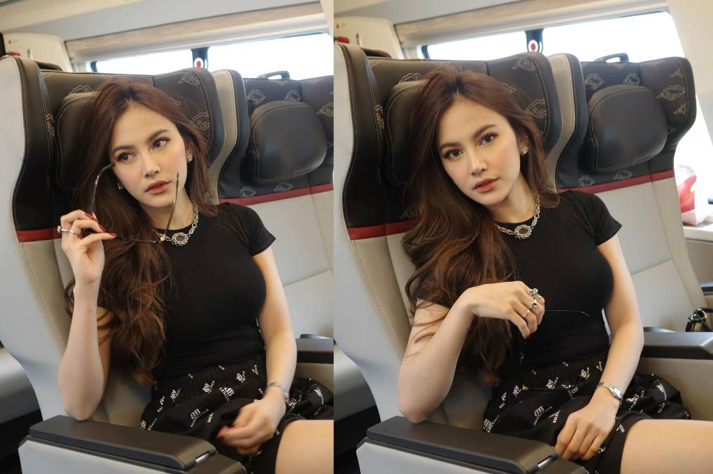 Gaya Mudik Mahalini Pakai Celana Tidur Seharga Rp18 Juta Banjir Pujian, Netizen: Bidadari Naik Whoosh