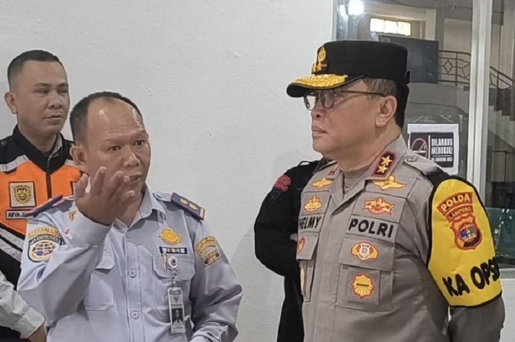 Kapolda Lampung Kerahkan Personel Amankan Tempat Wisata dan Arus Balik Lebaran