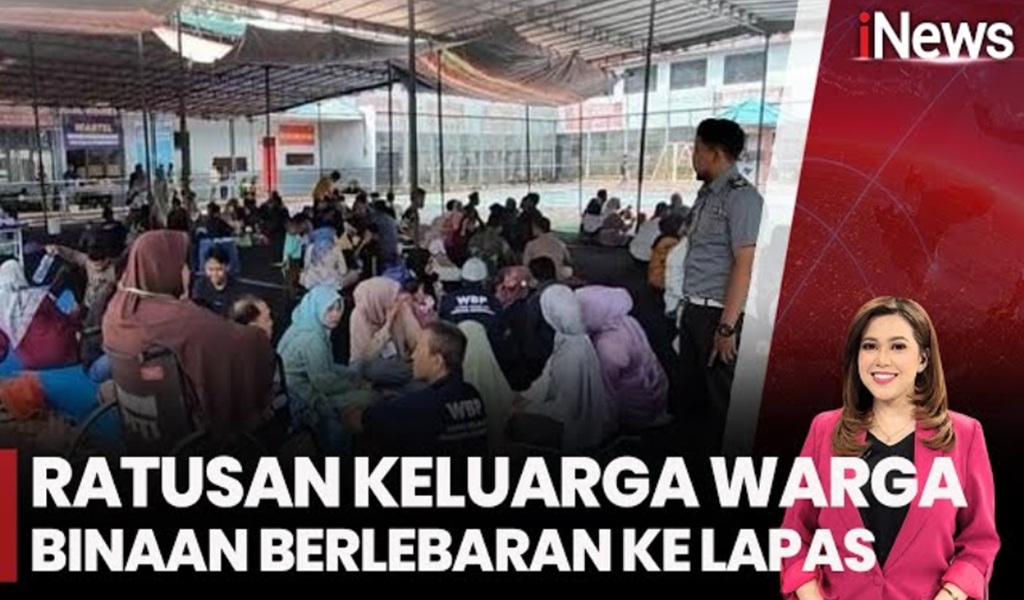 Lapas Cipinang Dipadati Ratusan Keluarga saat Kunjungan Lebaran
