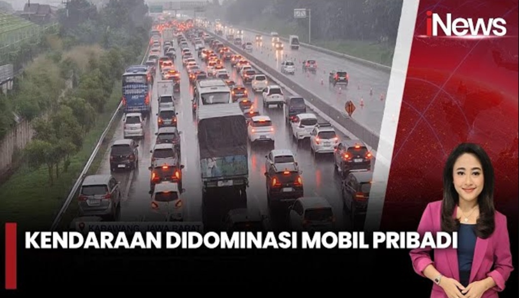 Tol Japek Mulai Dipadati Kendaraan pada Arus Balik Lebaran