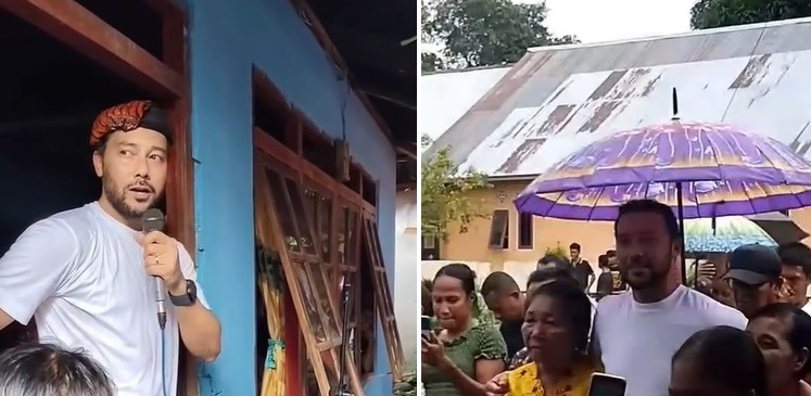 Denny Landzaat Mudik ke Ambon, Diarak Keliling Kampung hingga Pidato Pakai Bahasa Indonesia