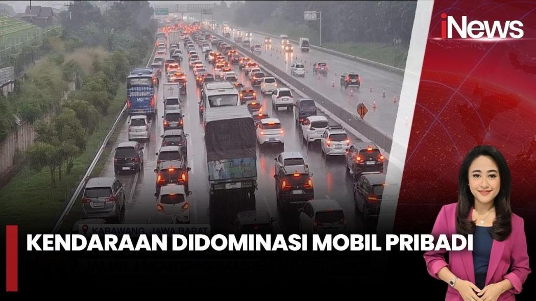 Arus Balik Lebaran 2025, Tol Jakarta-Cikampek Macet hingga 10 Km