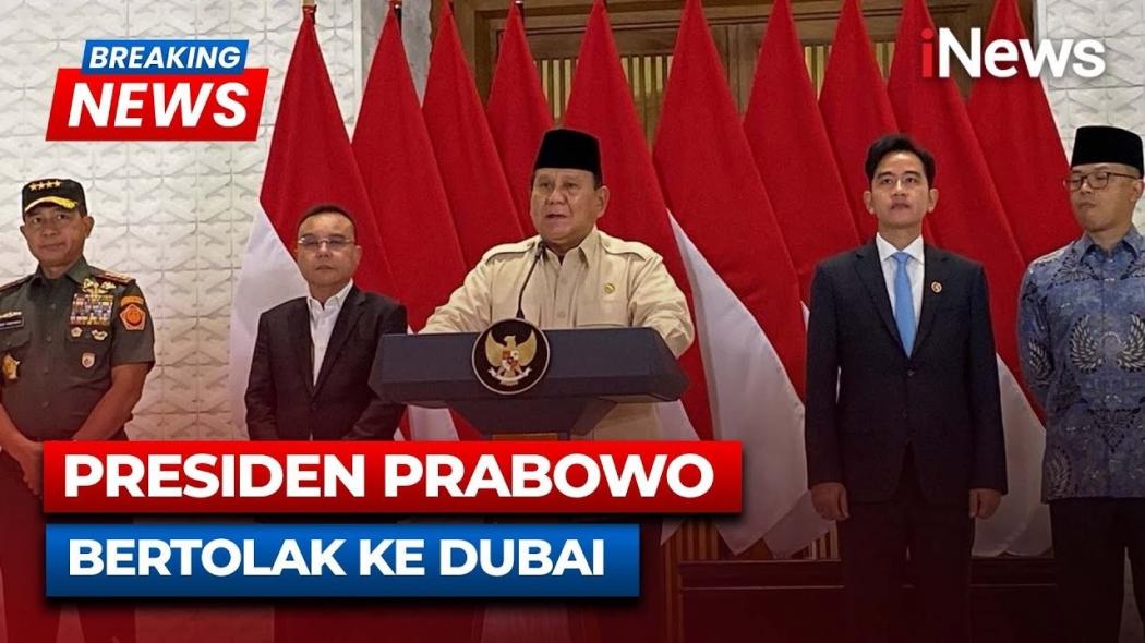 Prabowo Subianto Terbang ke Timur Tengah Bahas Konflik Gaza