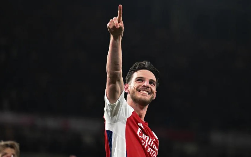 Declan Rice Bongkar Cara Jenius 2 Kali Robek Gawang Real Madrid via Tendangan Bebas