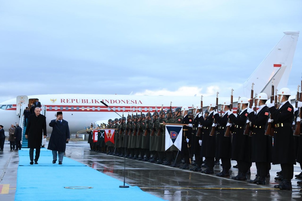 Presiden Prabowo Dijadwalkan Pidato di Gedung Parlemen Turki Hari Ini