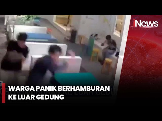 Momen Gempa M 4,1 Guncang Bogor Terekam CCTV, Warga Panik Dengar Dentuman