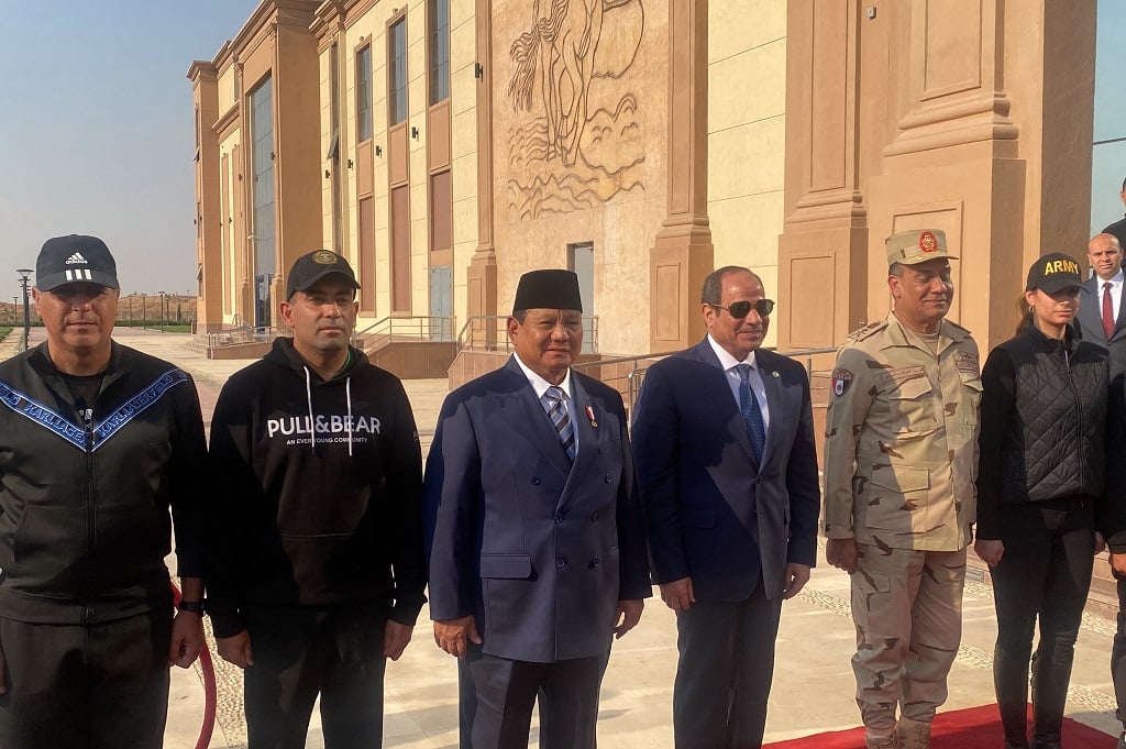 Momen Presiden Prabowo dan Al Sisi Kunjungi Akmil Mesir, Tinjau Area Berkuda