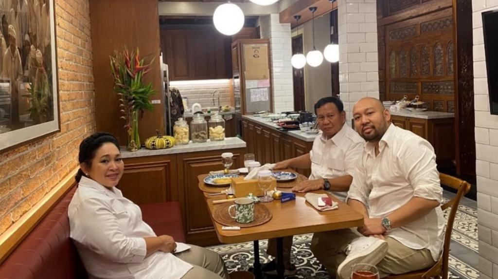Prabowo Unggah Foto Bareng Titiek Soeharto, Ucapkan Selamat Ulang Tahun