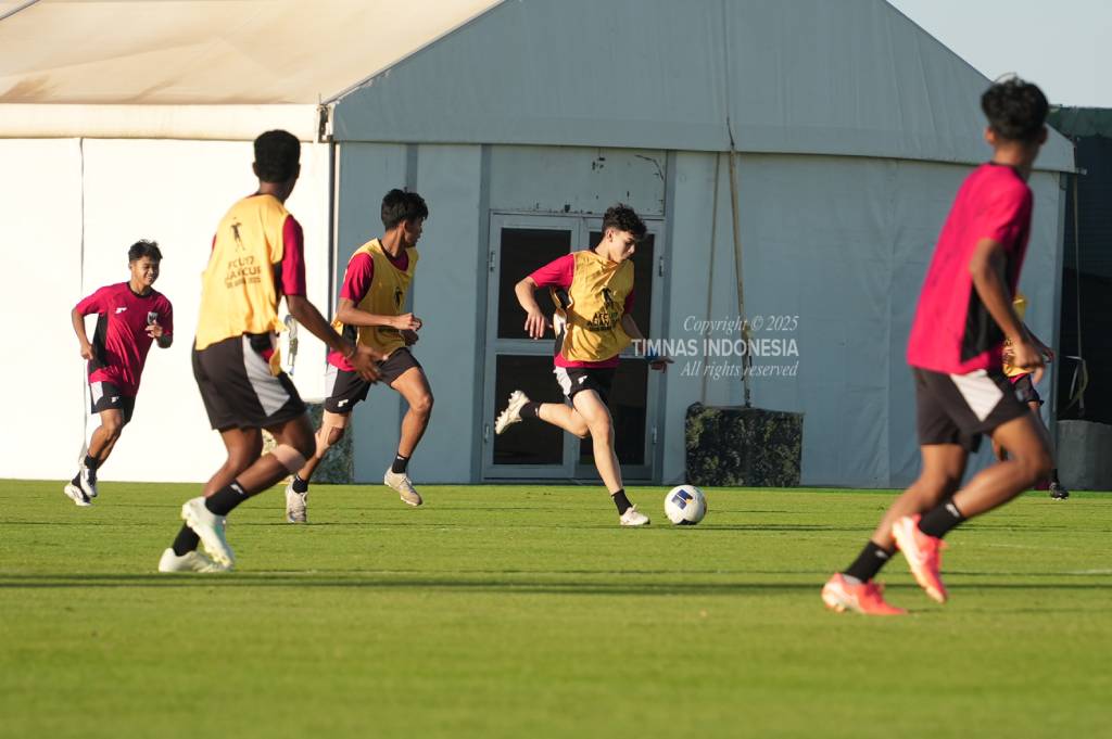 Timnas Indonesia U-17 Harus Berani Tampil Menekan Lawan Korea Utara U-17 