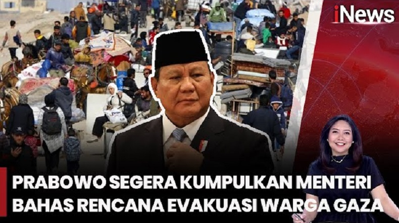 Prabowo Segera Kumpulkan Menteri Bahas Rencana Evakuasi 1.000 Warga Gaza ke RI
