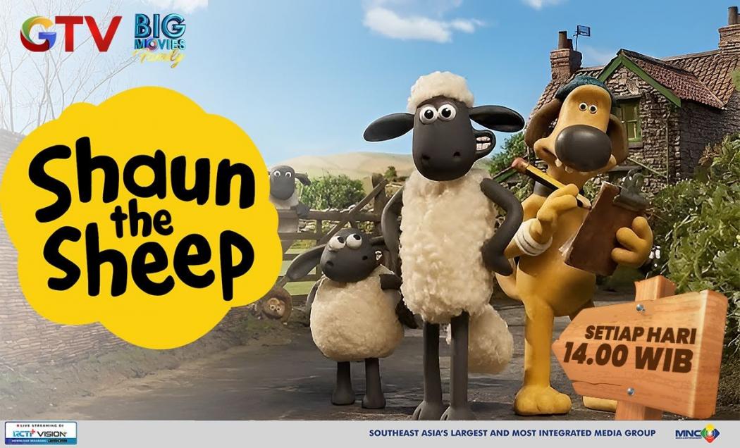 Siap-Siap Ngakak Bareng Shaun dan Domba-Domba Lucu Idenya Selalu Out Of The Box di GTV