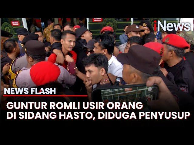 Guntur Romli Sebut Ada 4 Orang Penyusup di Sidang Hasto Kristiyanto