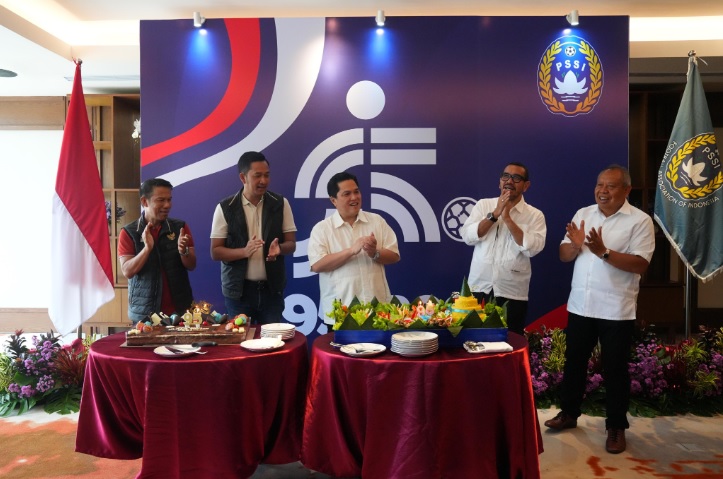 PSSI Ultah ke-95, Erick Thohir Gaungkan Mimpi ke Piala Dunia 
