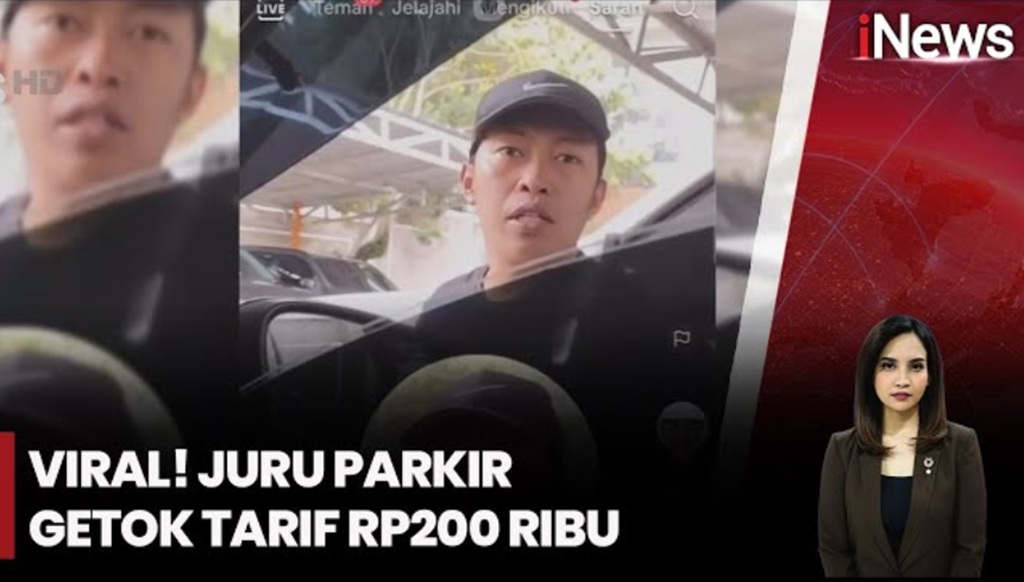 Viral Juru Parkir Liar di Bandung Patok Tarif Rp200.000 dan Ancam Pengendara