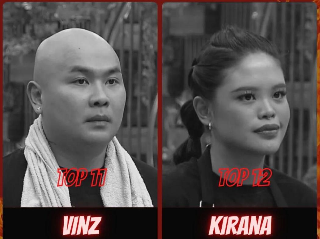 Daftar Top 10 MasterChef Indonesia Season 12, Kirana dan Vinz Pulang! 