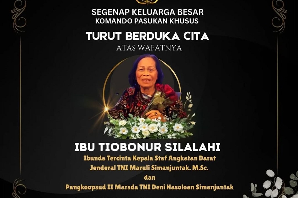 KSAD Maruli Simanjuntak Berduka, Sang Ibunda Wafat