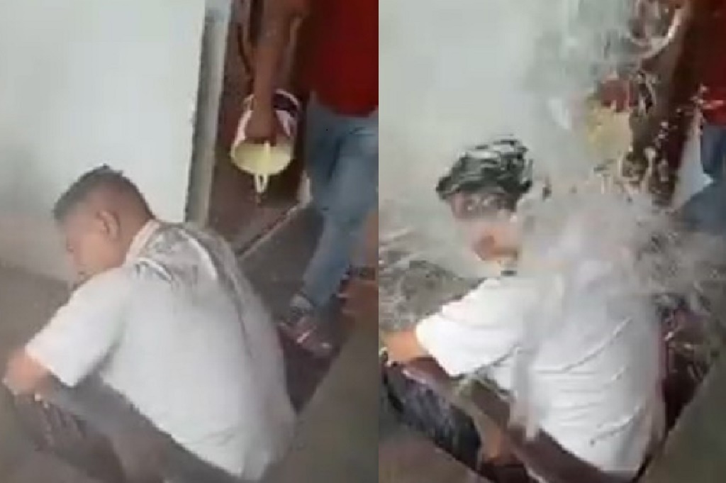 Video Viral Lurah di Gunungkidul Disiram Air oleh Debt Collector saat Tagih Utang