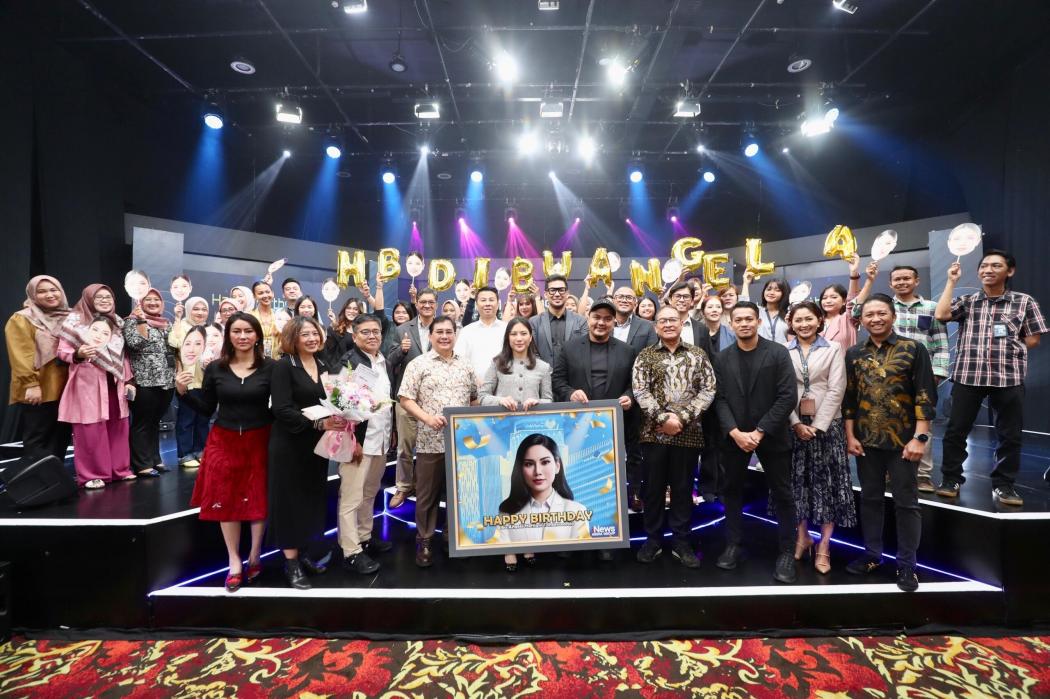 Angela Tanoesoedibjo Ultah ke-38, Dapat Kejutan Istimewa dari iNews Media Group