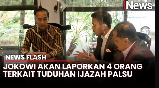 Jokowi Laporkan 4 Orang ke Polisi Terkait Isu Ijazah Palsu
