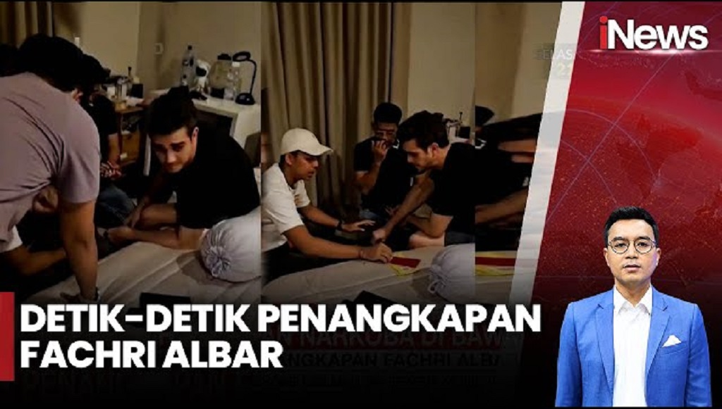 Detik-Detik Artis Fachri Albar Ditangkap, Narkoba Disimpan di Bawah Kasur