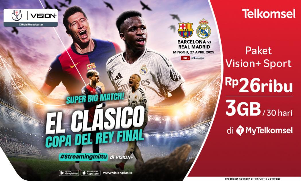Jadwal Barcelona Vs Real Madrid di Final Copa del Rey Dini Hari Nanti
