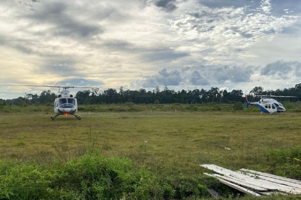 2 Helikopter Polri Cari Iptu Tomi Marbun, Hilang 4 Bulan saat Kejar KKB di Teluk Bintuni