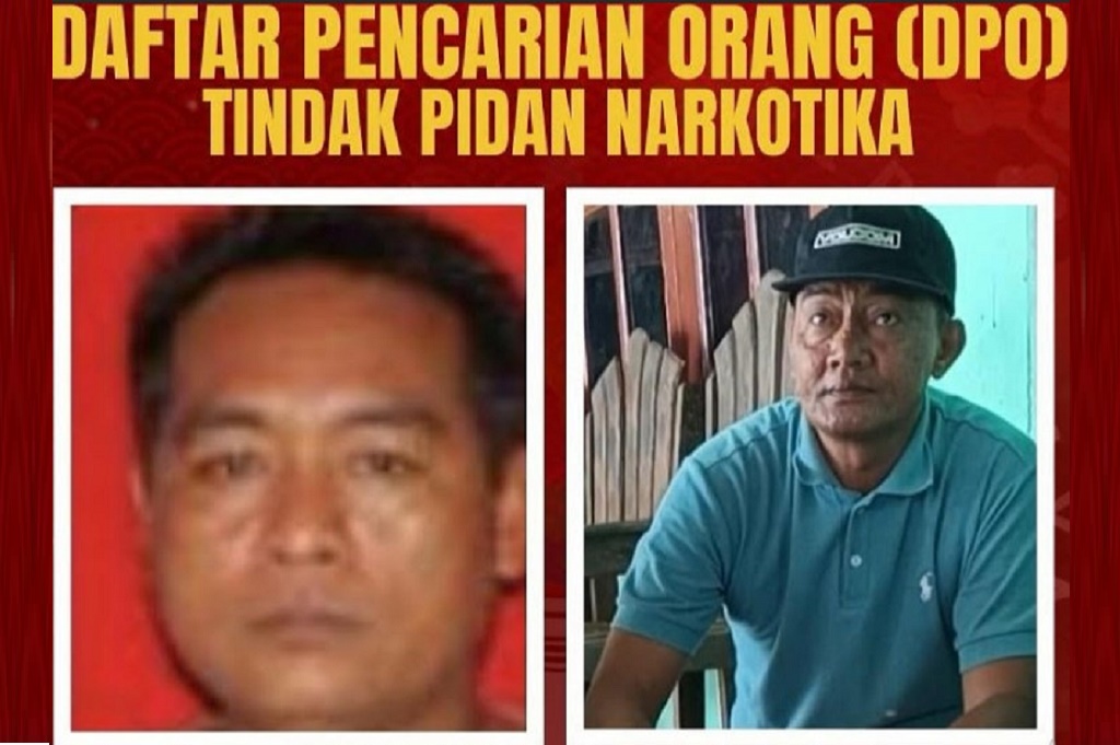 Tampang 2 DPO Bandar Narkoba, Ada Hadiah Rp10 Juta bagi Warga yang Tahu Keberadaannya