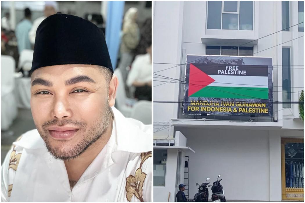 Viral Ivan Gunawan Pasang Bendera Palestina di Depan Butik, Netizen: Lo Keren Igun!