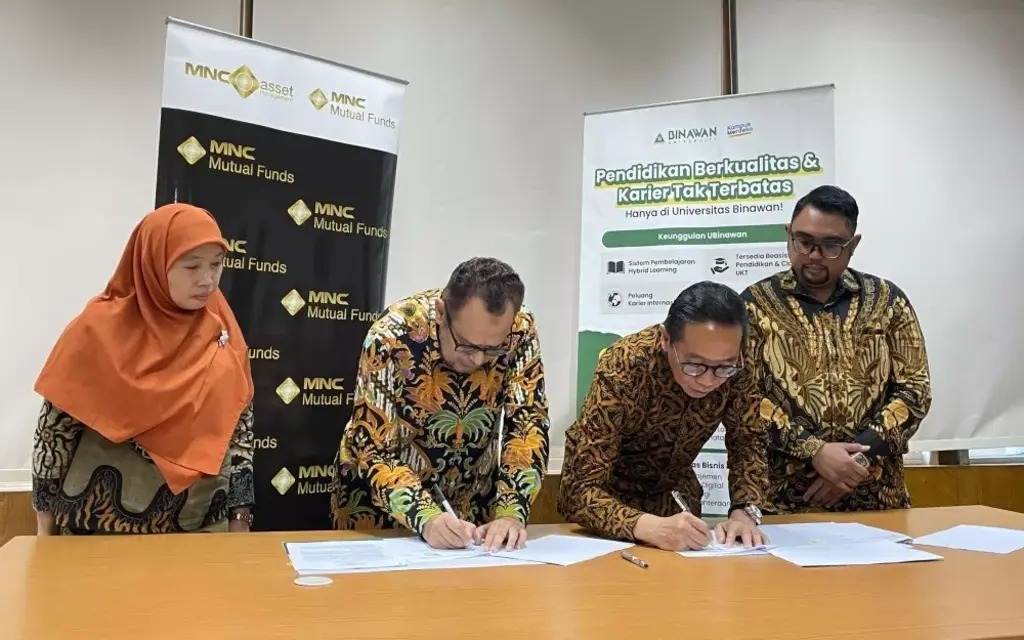 Dukung Program Beasiswa, MNC Asset Management dan Universitas Binawan Teken MoU Endowment Fund 