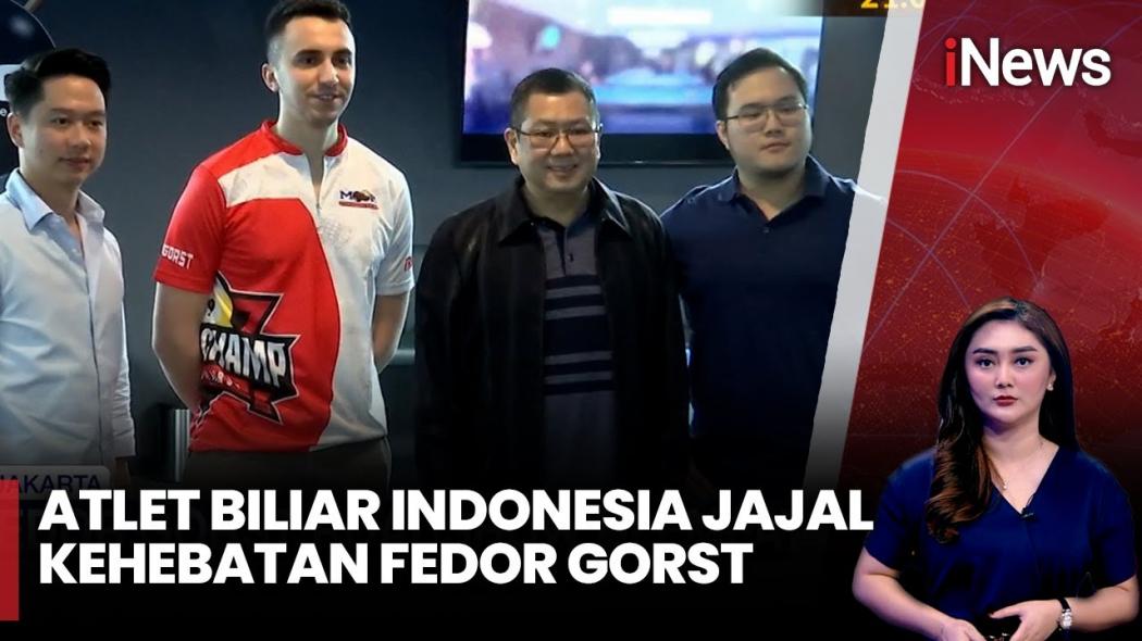 Disambut Hary Tanoesoedibjo, Fedor Gorst Kagum dengan Fasilitas Biliar di Indonesia