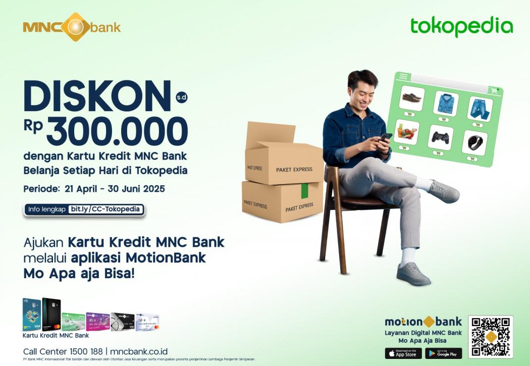 Gajian Tiba! Waktunya Belanja dengan Penawaran Kartu Kredit MNC Bank di Tokopedia