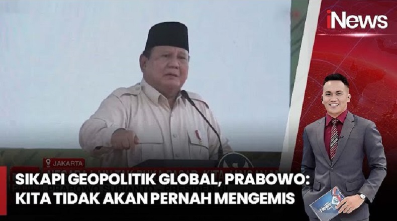 Prabowo soal Kondisi Ekonomi Global: Indonesia Tidak akan Mengemis!